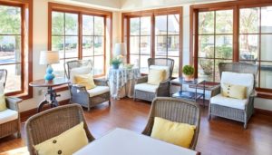 Sunroom with lots of seats